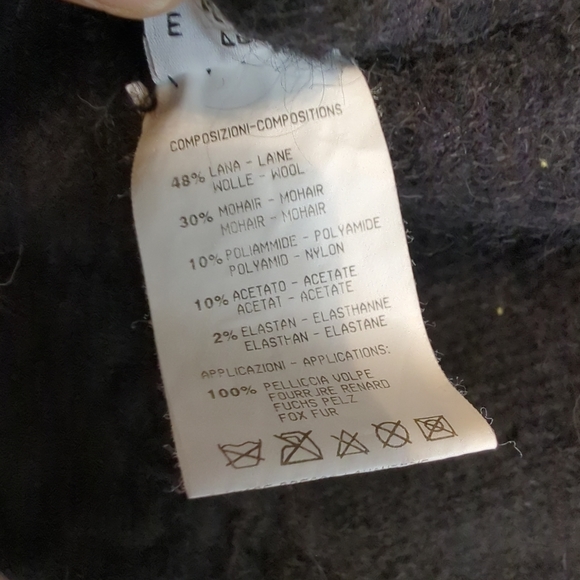 Roberta Scarpa Fox Fur Coat Size US 12/ Italy 46 Super Rare - Picture 13 of 15